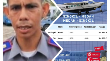 Penerbangan Singkil–Medan Resmi Dibuka, Kadishub Aceh Singkil Ajak Warga Manfaatkan Jalur Udara